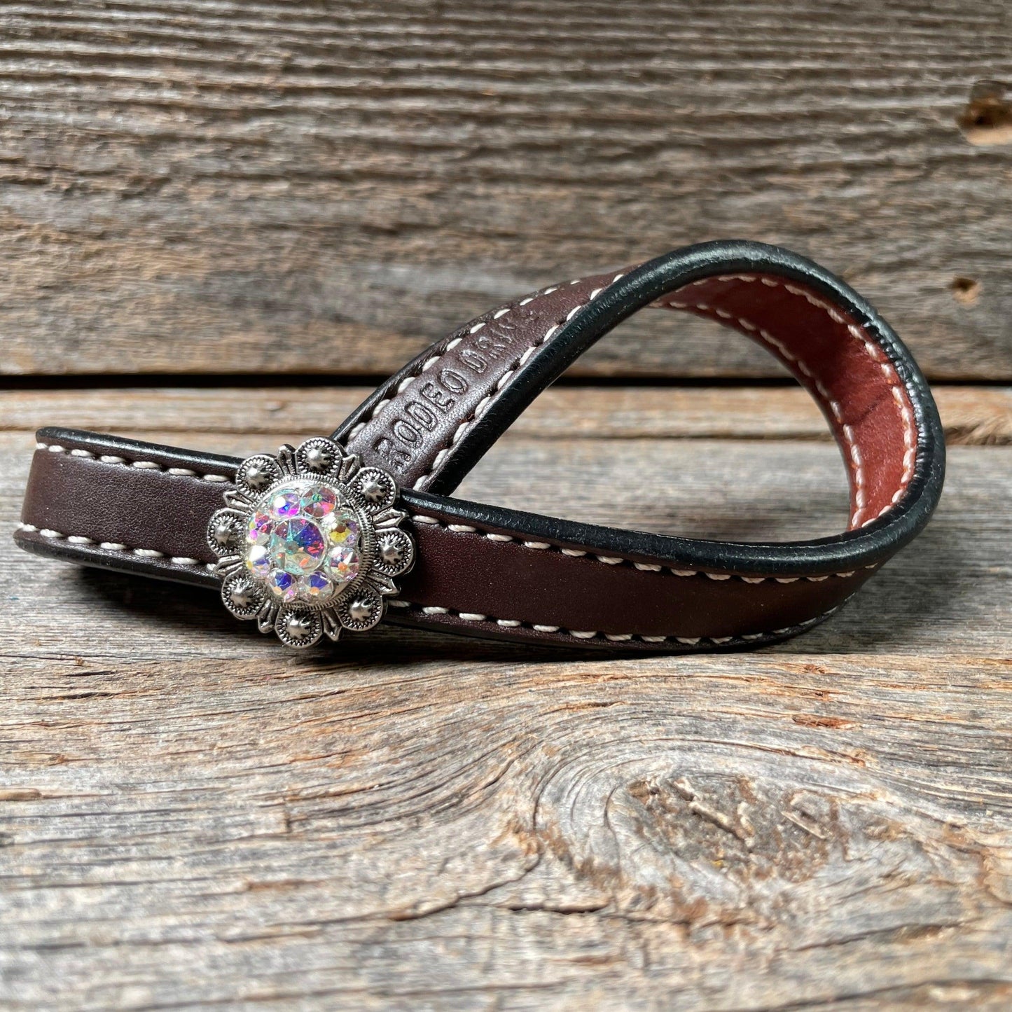 Crystal Dark Oil Rustic Tie Down Keepers