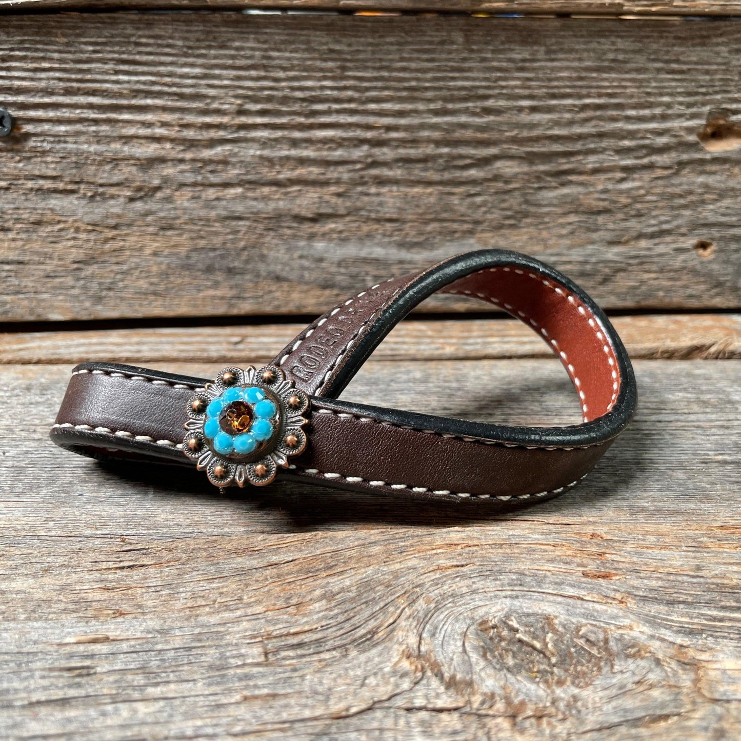 Crystal Dark Oil Rustic Tie Down Keepers