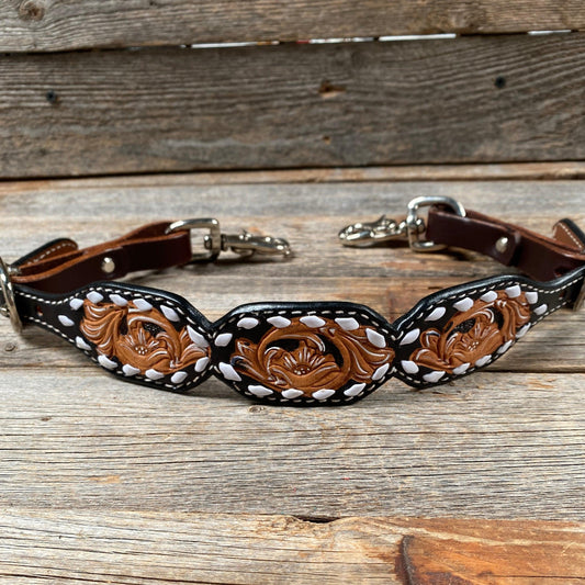 Light Oil Buckstitch Wither Strap #WSCL