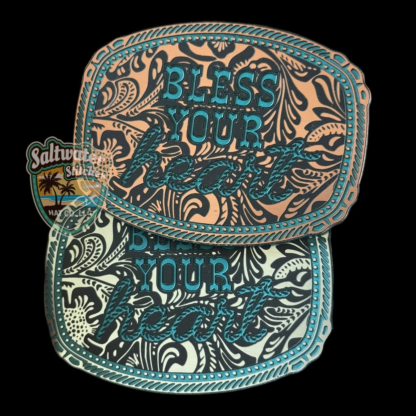 Bless Your Heart trilayer acrylic