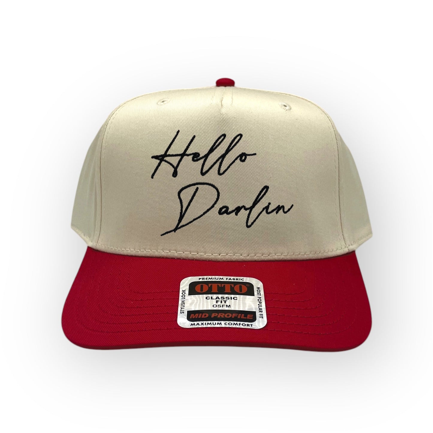 Hello Darlin' Embroidery Hat - Otto Cap