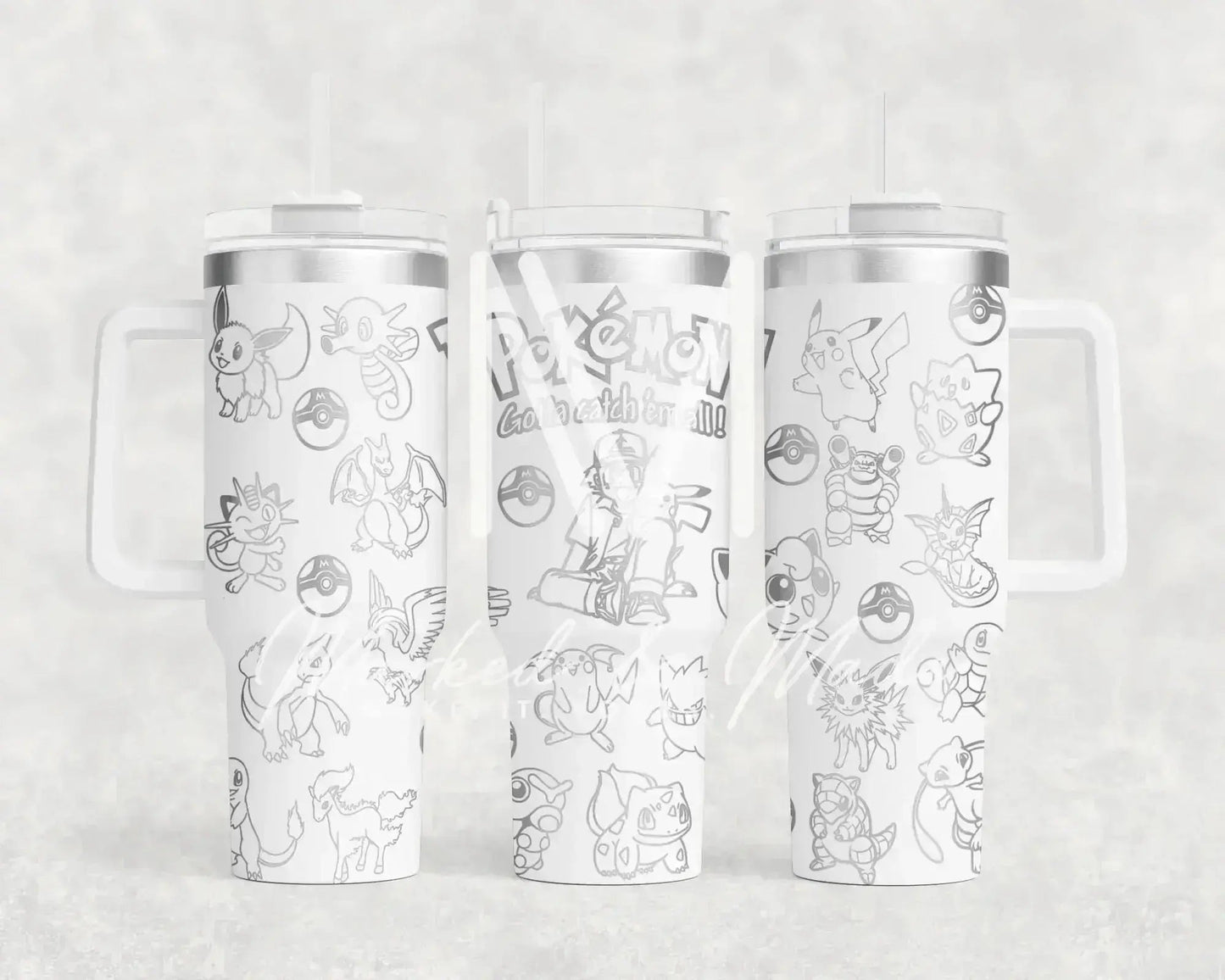 Pokemon Engraved Tumbler | 30oz