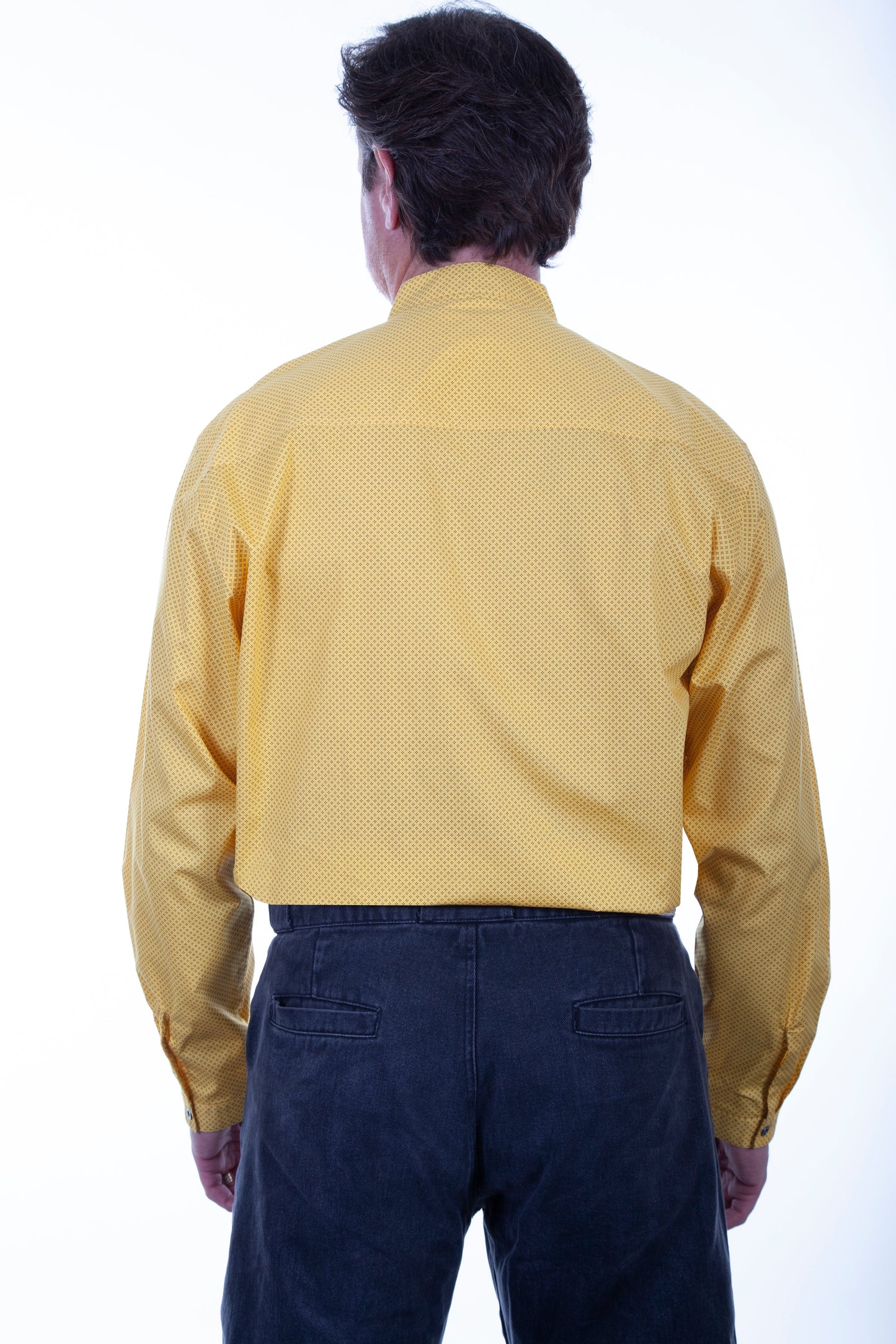 Button Front Band Collar Shirt - RW301