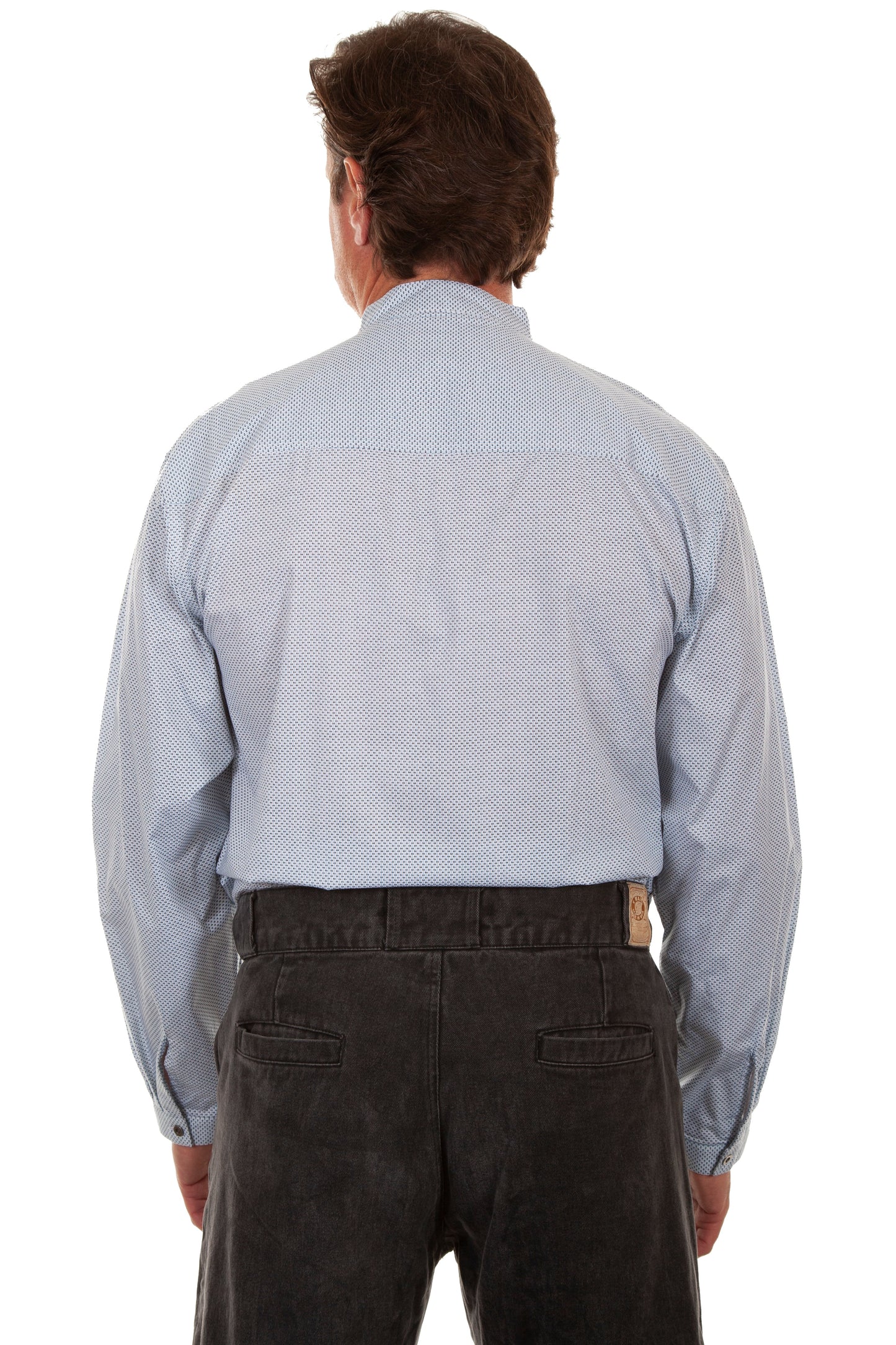 Button Front Band Collar Shirt - RW303