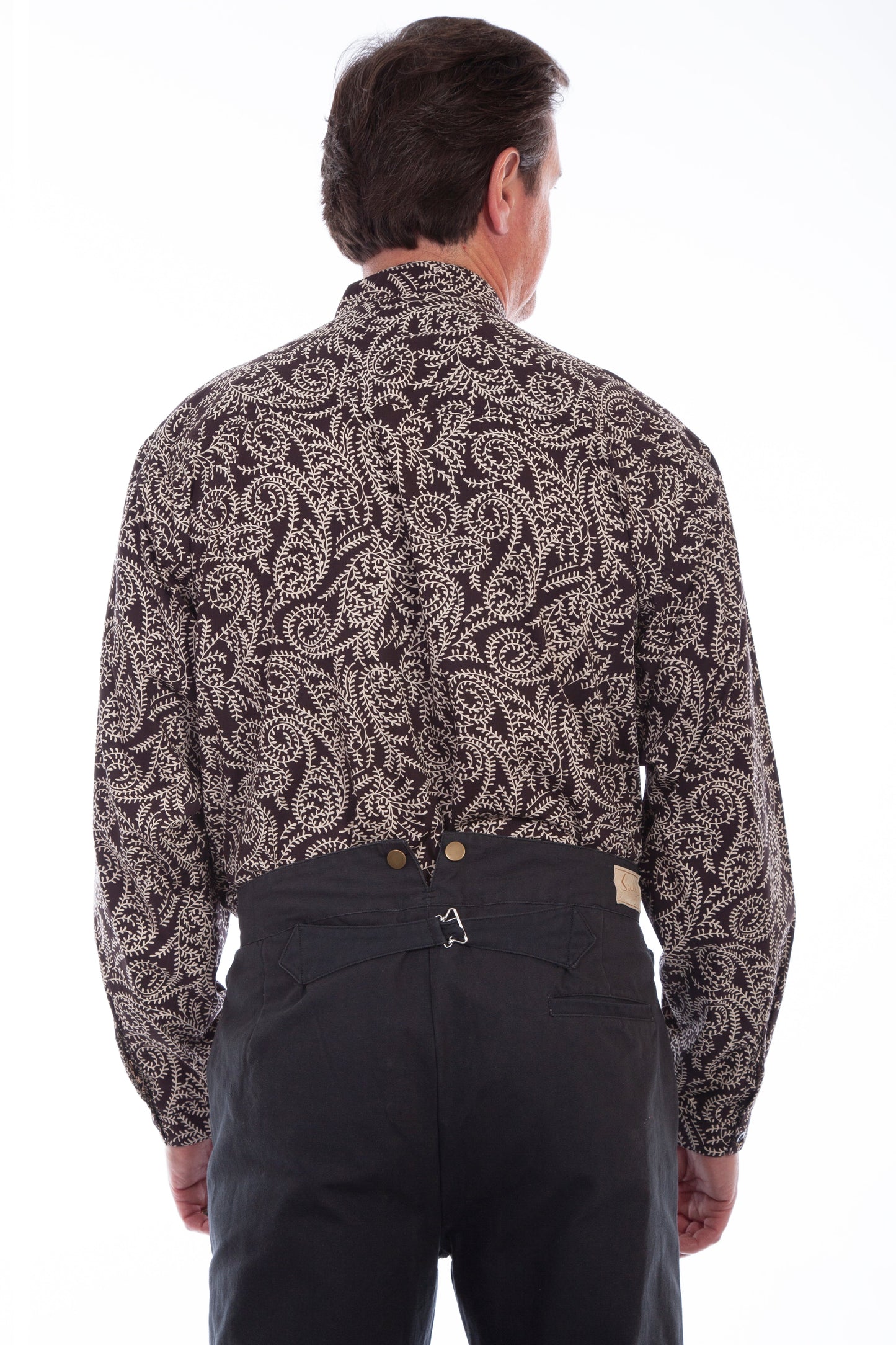 Paisley Button Front Shirt - RW327