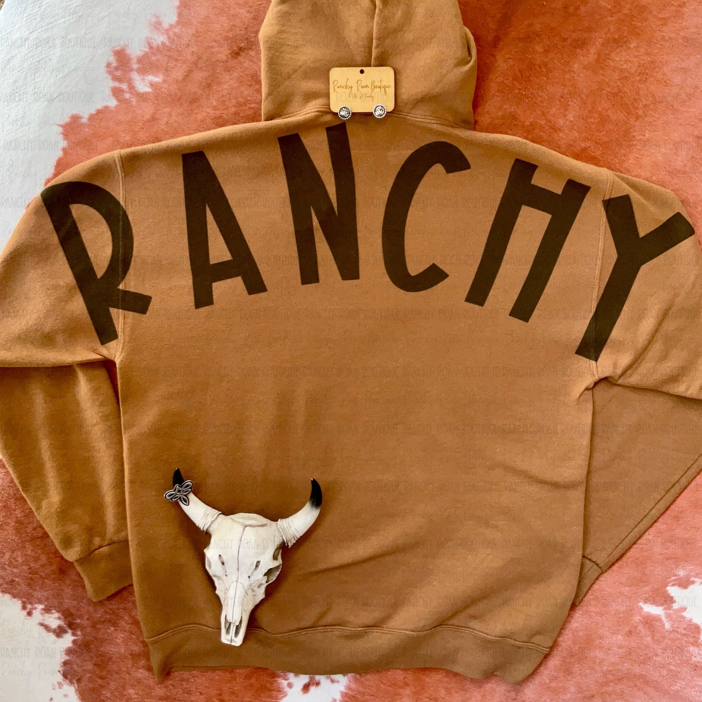 Western Ranchy Graphic Trendy Hoodie