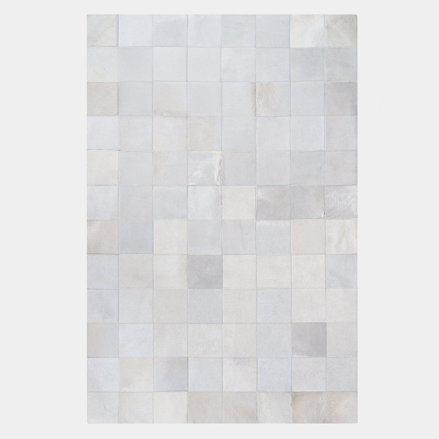 Rhodes White Cowhide Rug