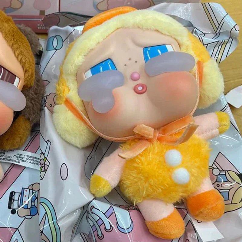 Unleash Fun Surprises with the Crybaby Crying Again Series Blind Box Vinyl Face Doll Keychains - Collect Them All!