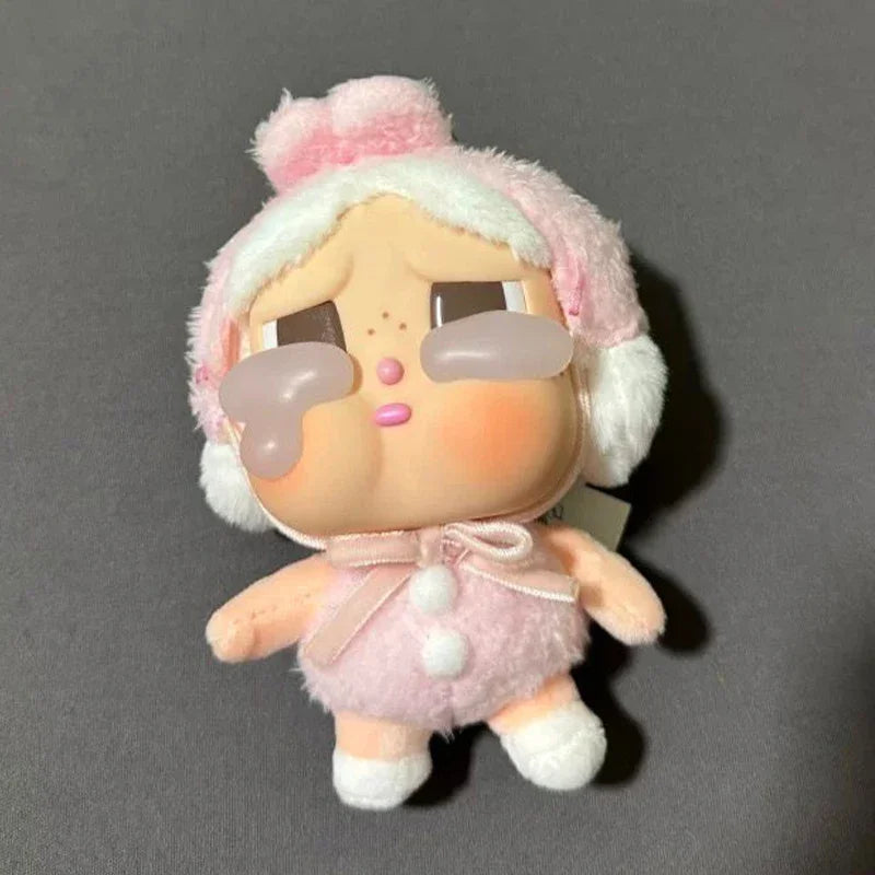 Unleash Fun Surprises with the Crybaby Crying Again Series Blind Box Vinyl Face Doll Keychains - Collect Them All!