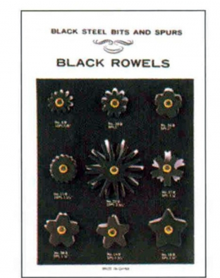 Solid brass rowels