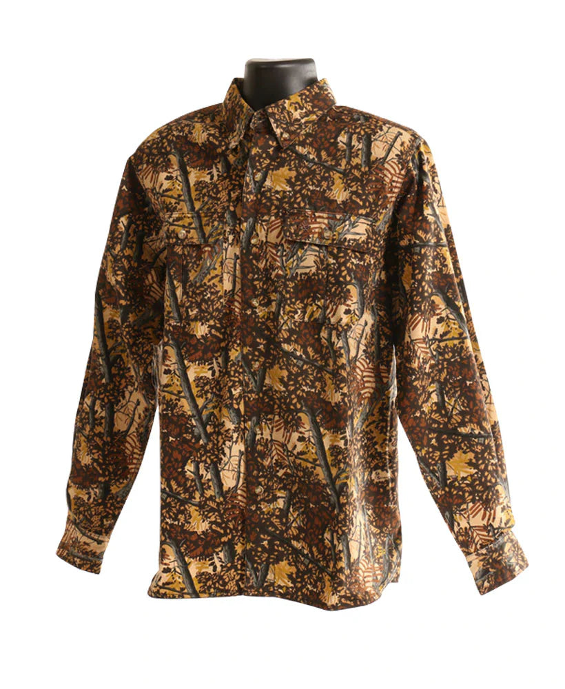 Mens Long Sleeve Shooter Shirt