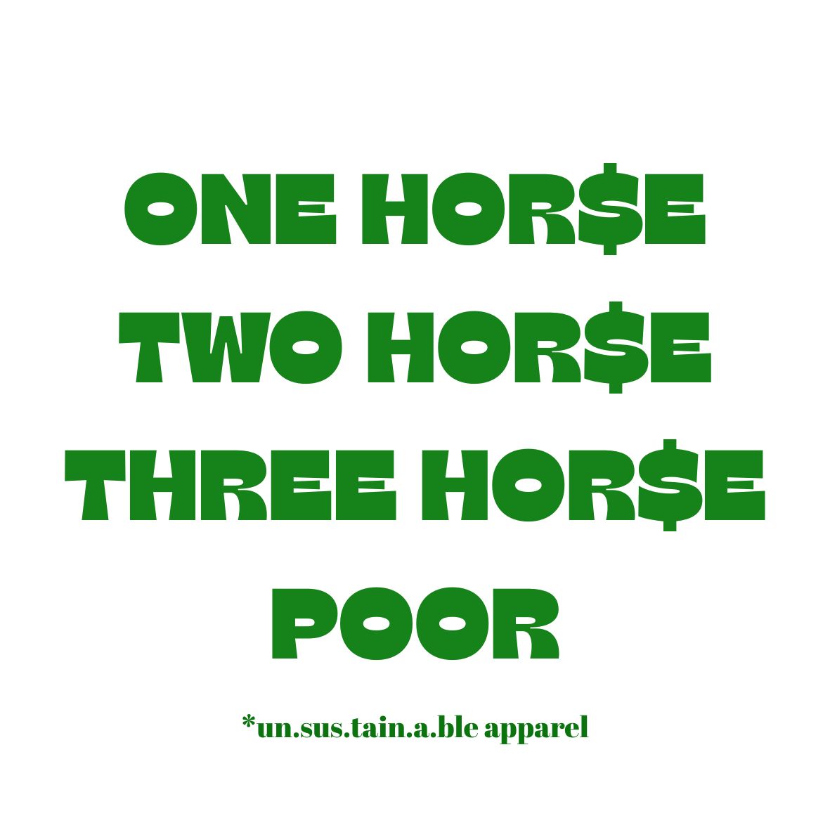 Die Cut Vinyl Stickers - 3x3 - One Horse/Two Horse