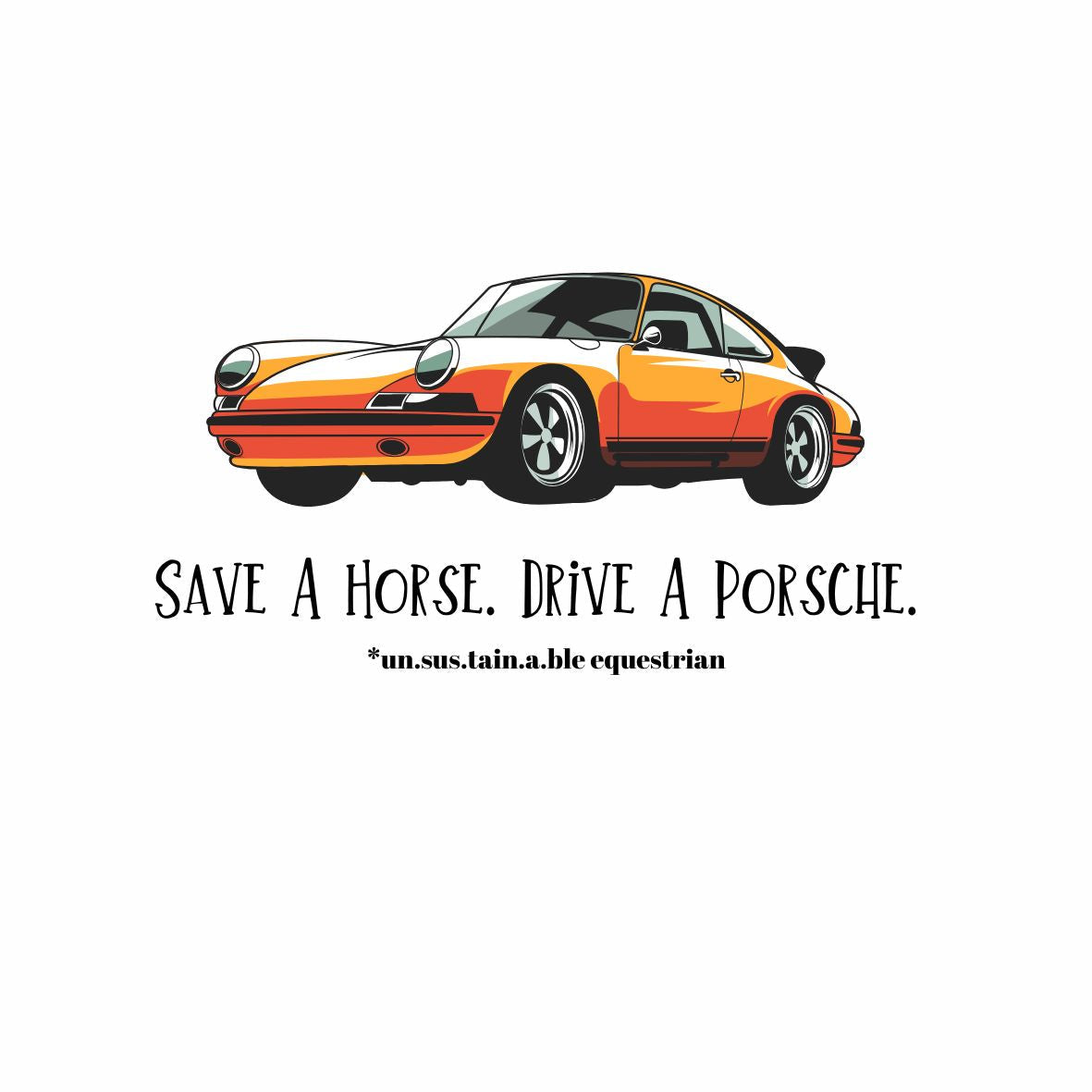 Die Cut Vinyl Stickers - 3x3 - Save A Horse