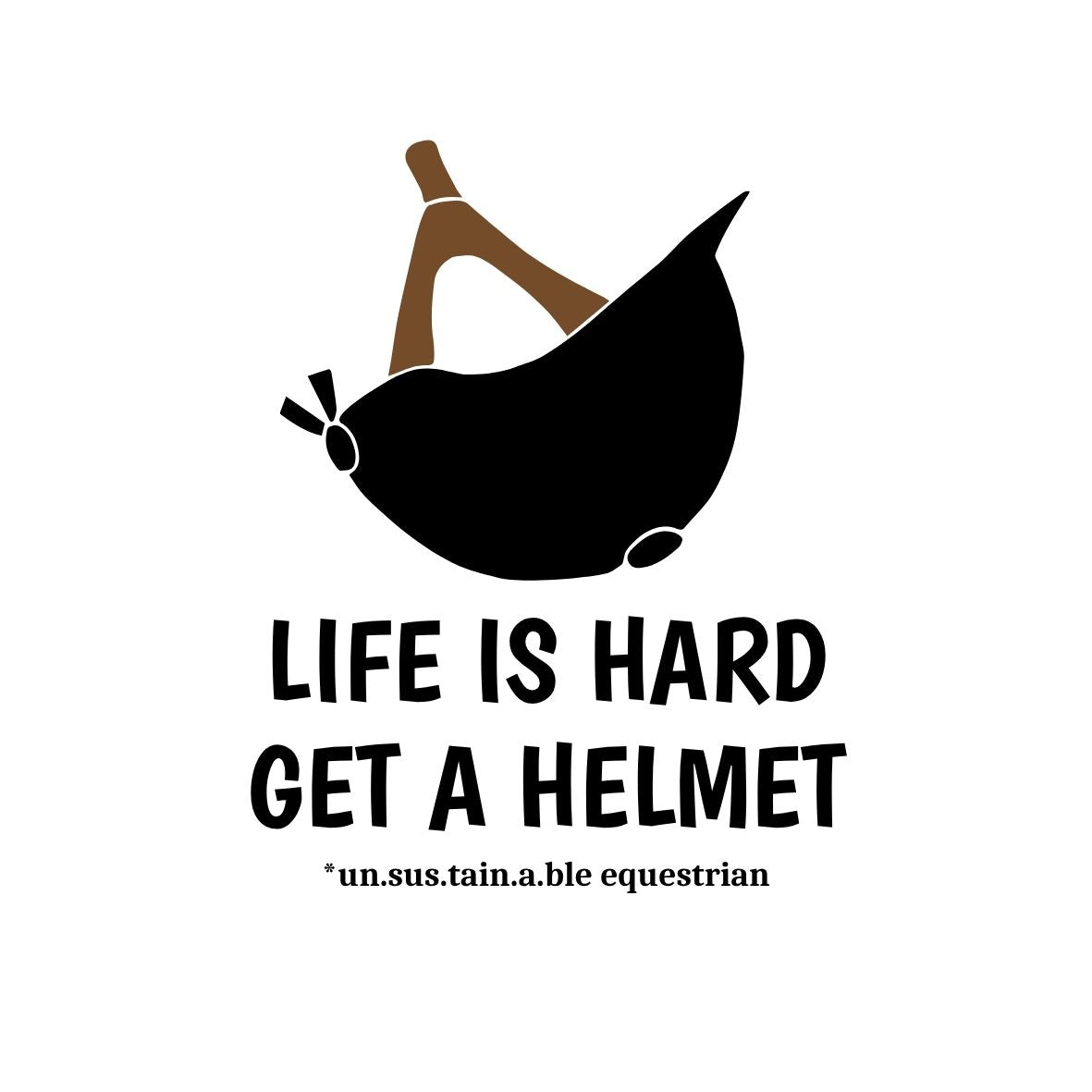 Die Cut Vinyl Stickers - 3x3 - Life Is Hard
