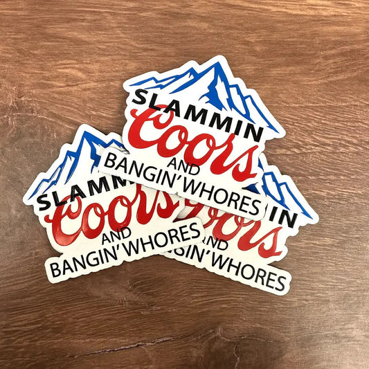 Slammin C's and Bangin W's | UV Printed Leather Hat Patch