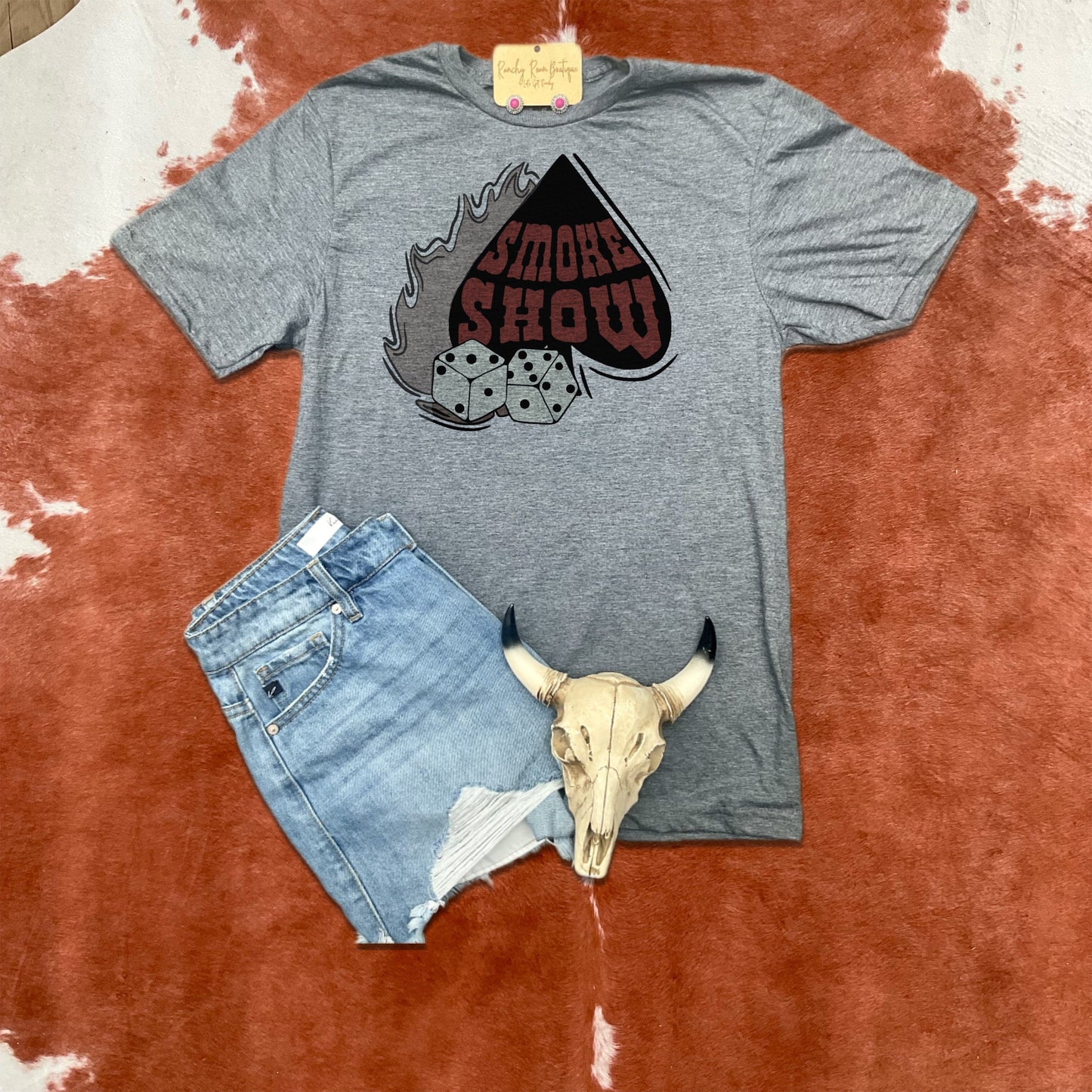 Smoke Show Graphic Western Tee