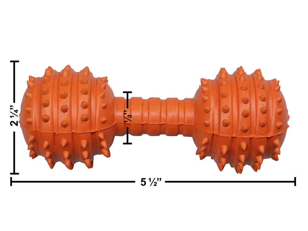Studded Dumbbell Dog Toy
