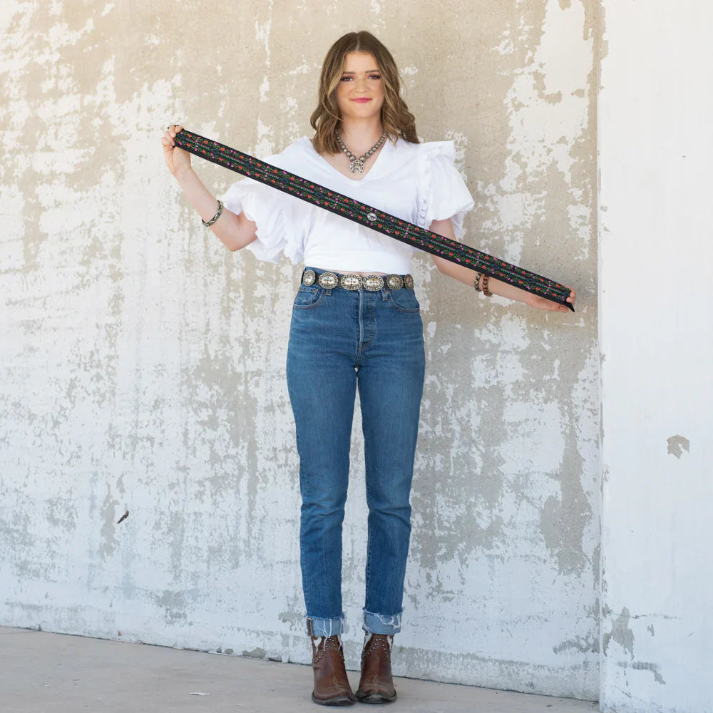 Twilly Fiesta Scarf - Black