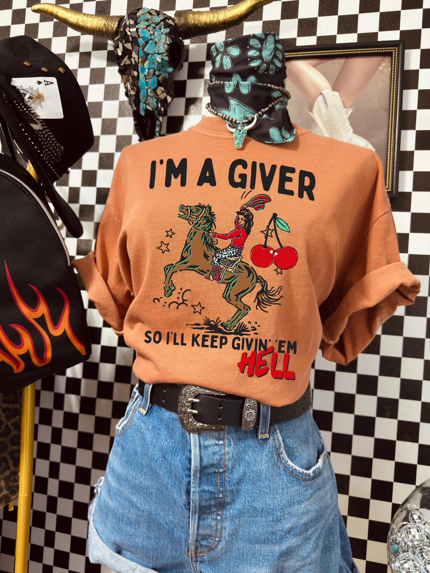 Keep Giving Hell tee