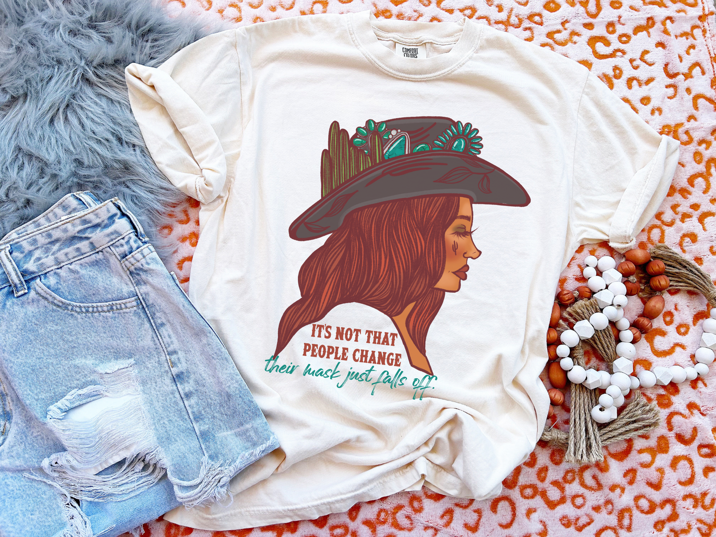 Their Mask Falls off tee
