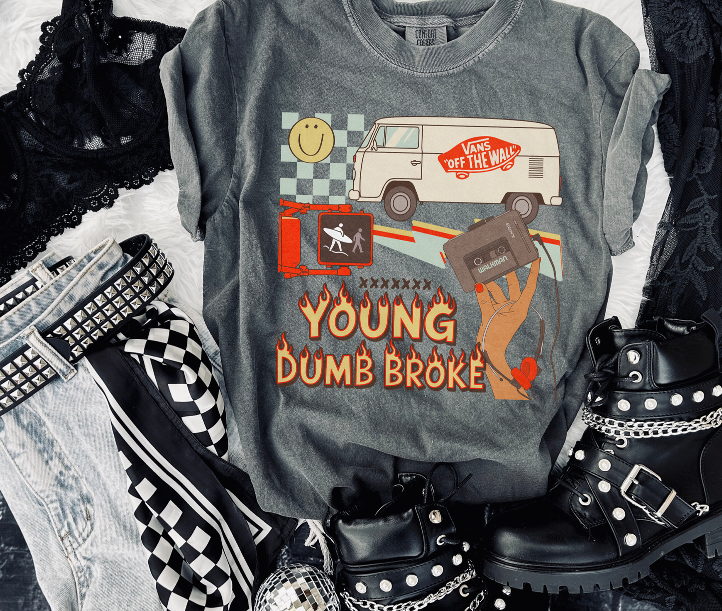 Young Dumb BROKE tee