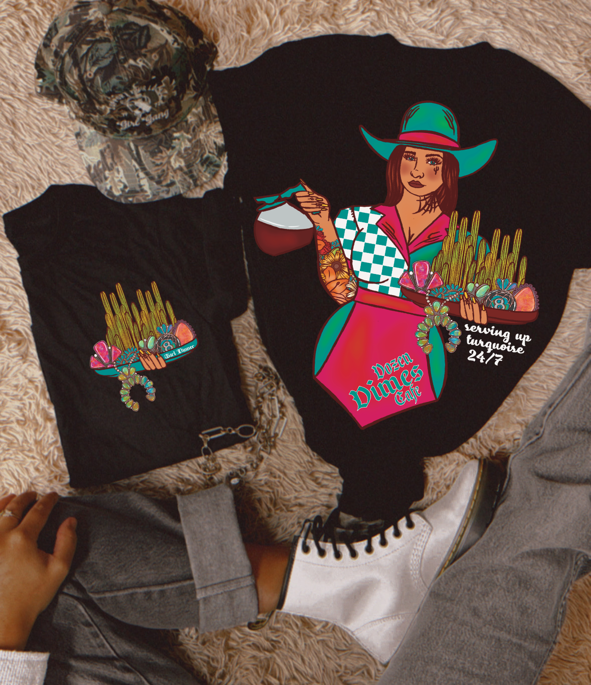 Dozen Dimes Cafe tee