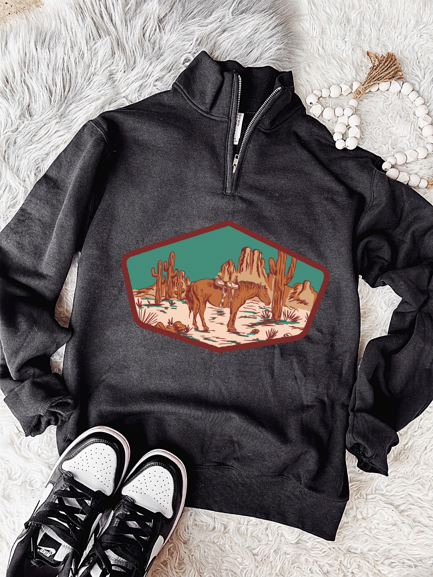 Cactus Clash Quarter Zip