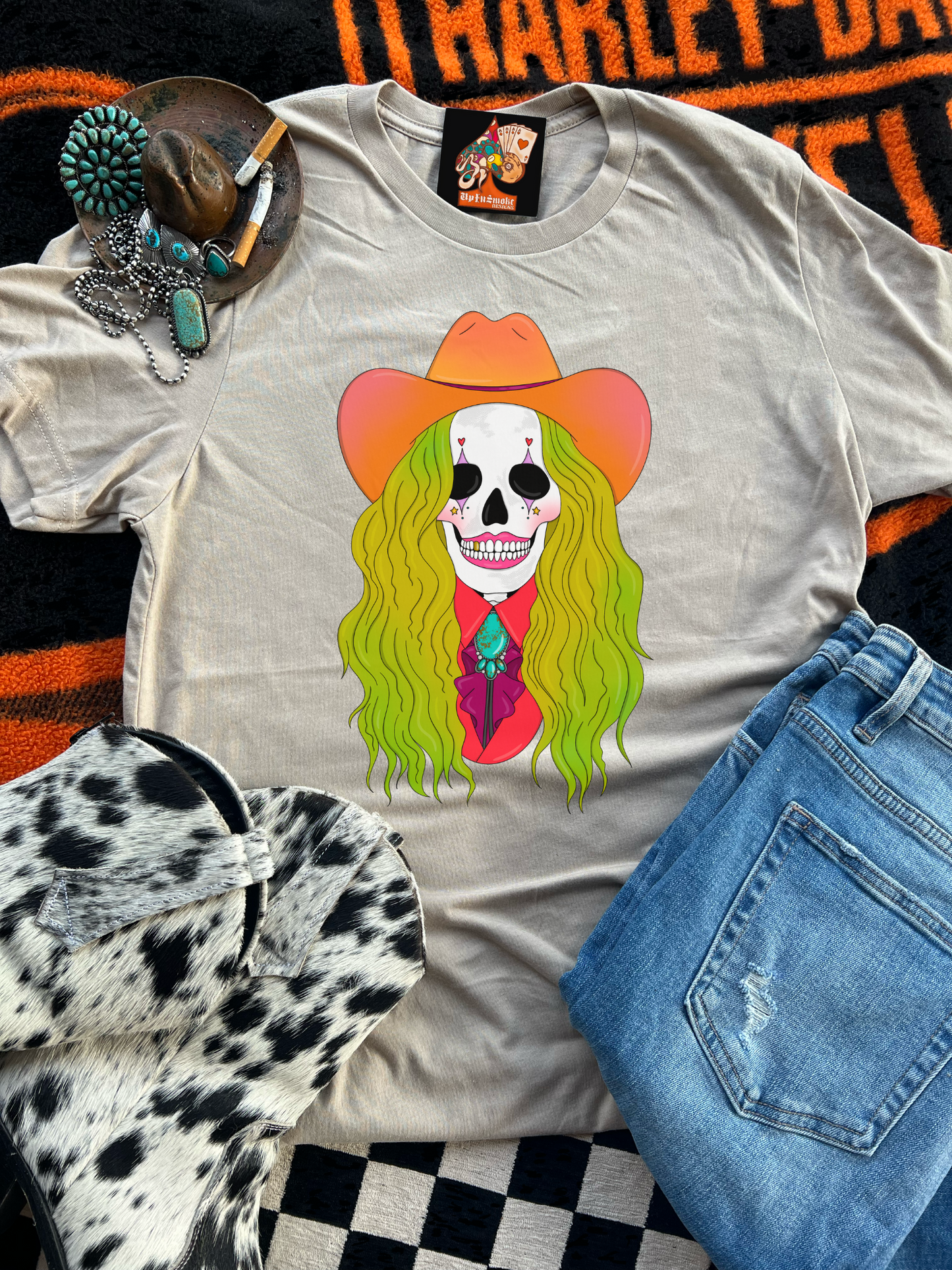 Skelly Rodeo Clown Tee