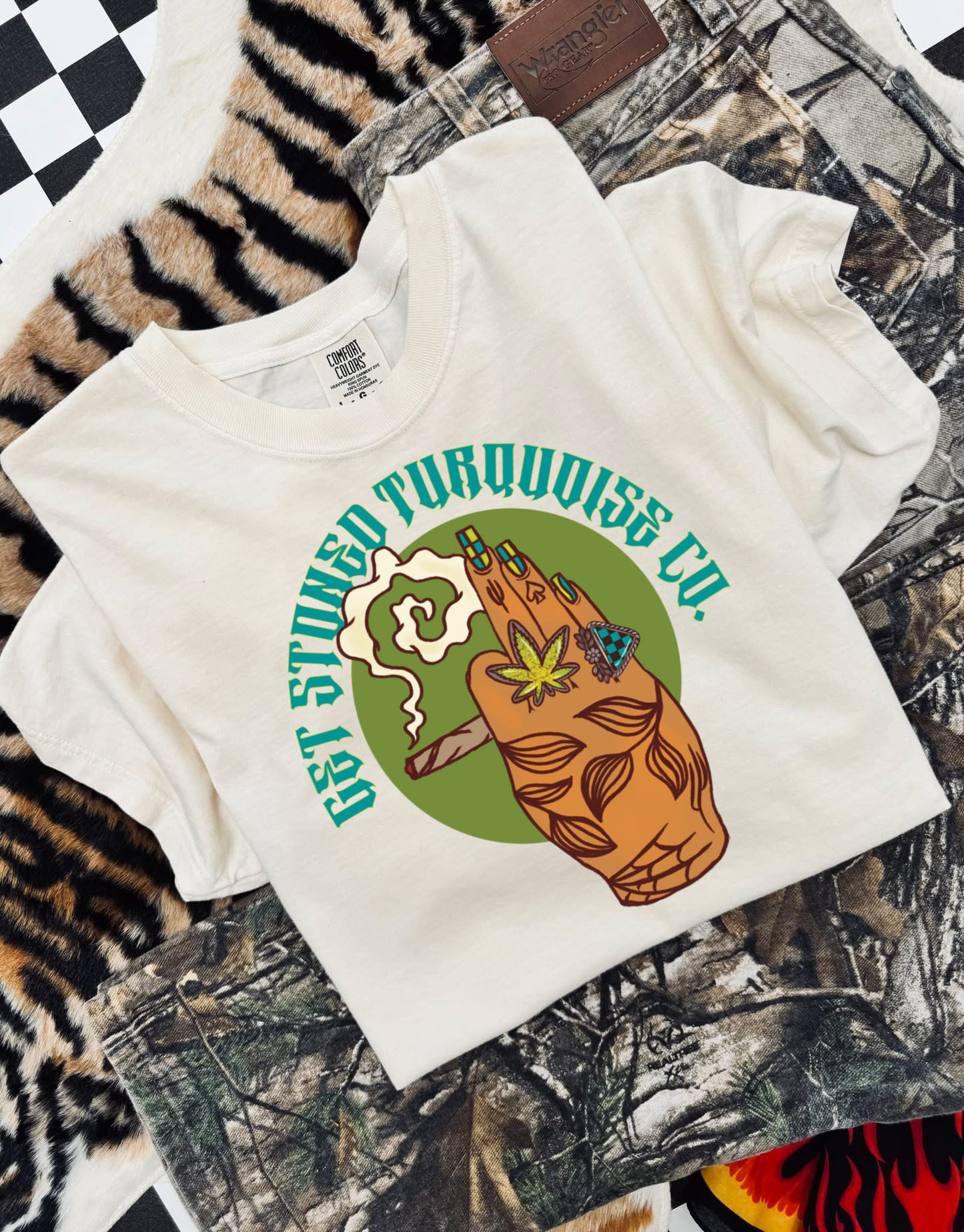 Get Stoned Turquoise Co. CC Graphic Tee