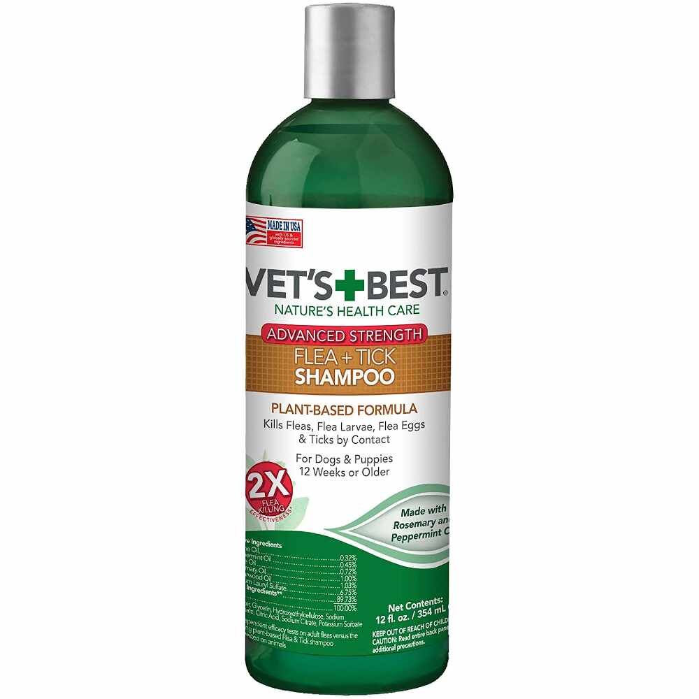 Flea + Tick Adv. Shampoo 12 Oz