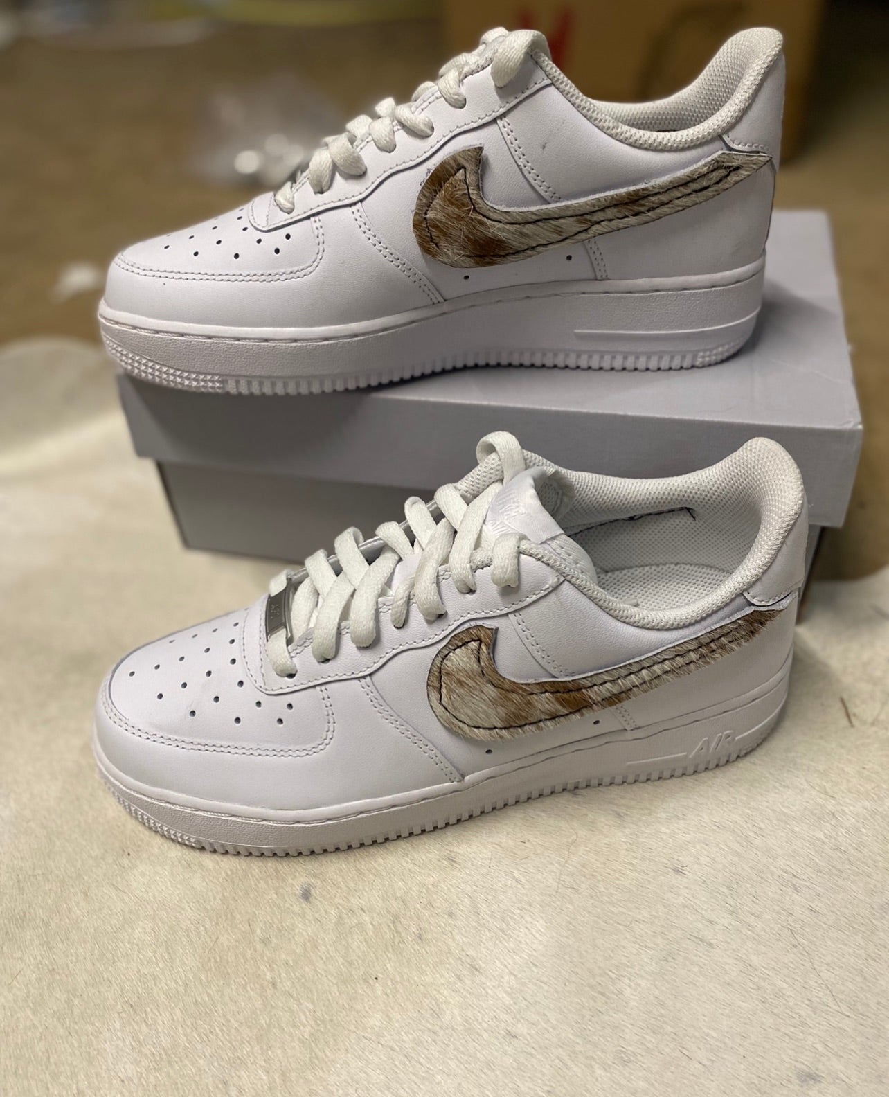 Cowhide Air Force 1