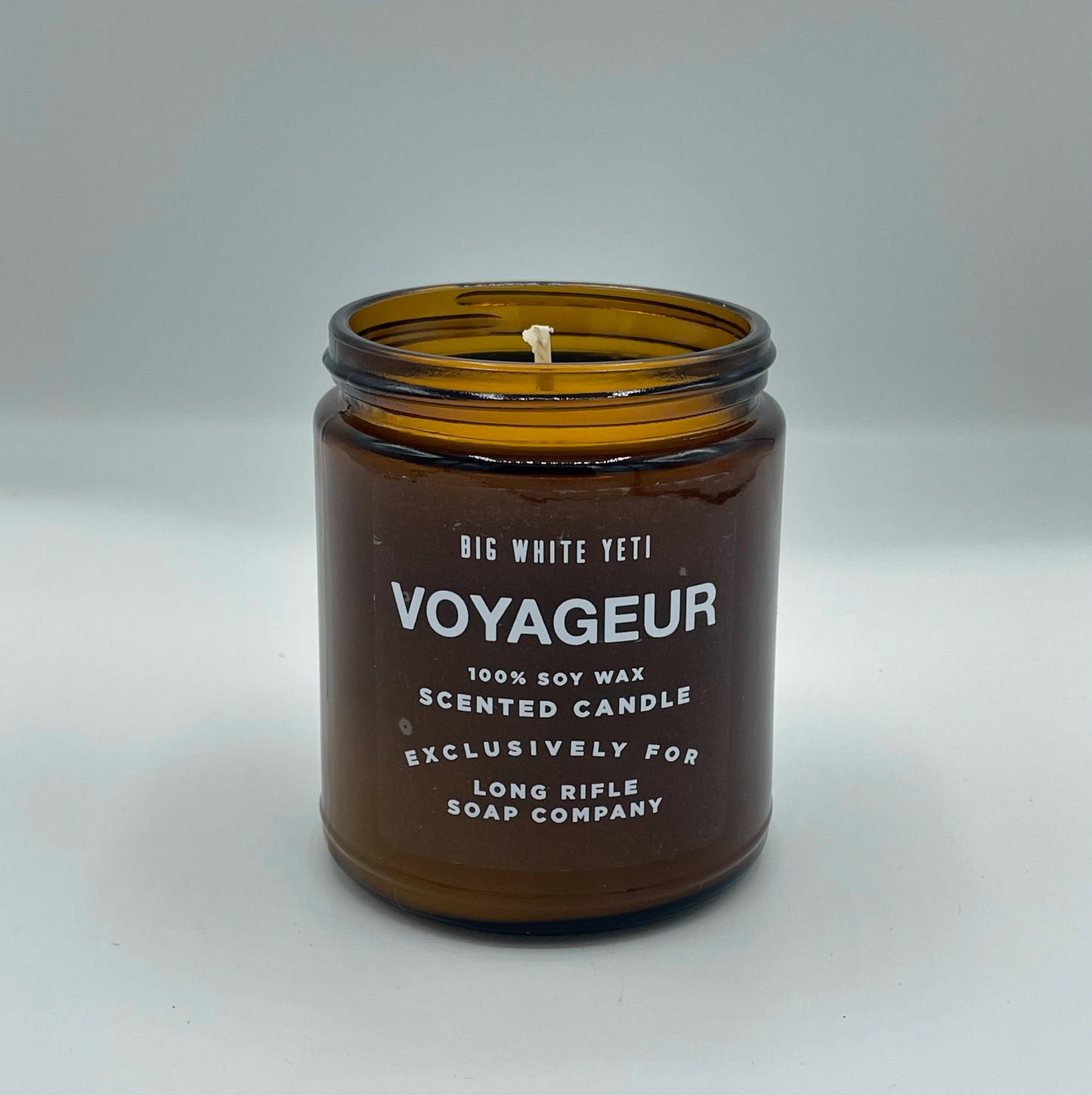 Voyageur Candle by Big White Yeti | 9 oz Amber Jar