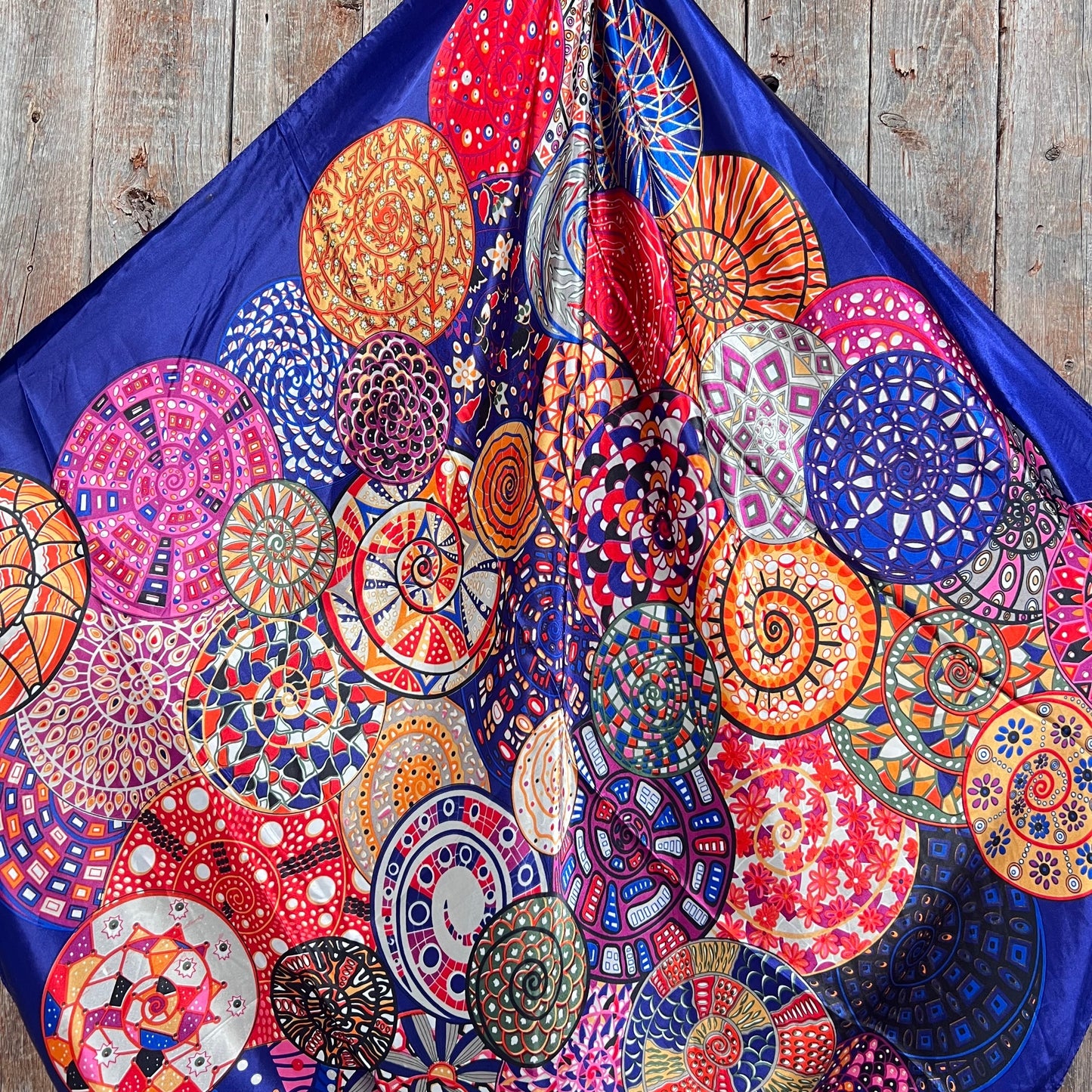 35X35" Multi-Colored Fiesta Wild Rag / Scarf WR910