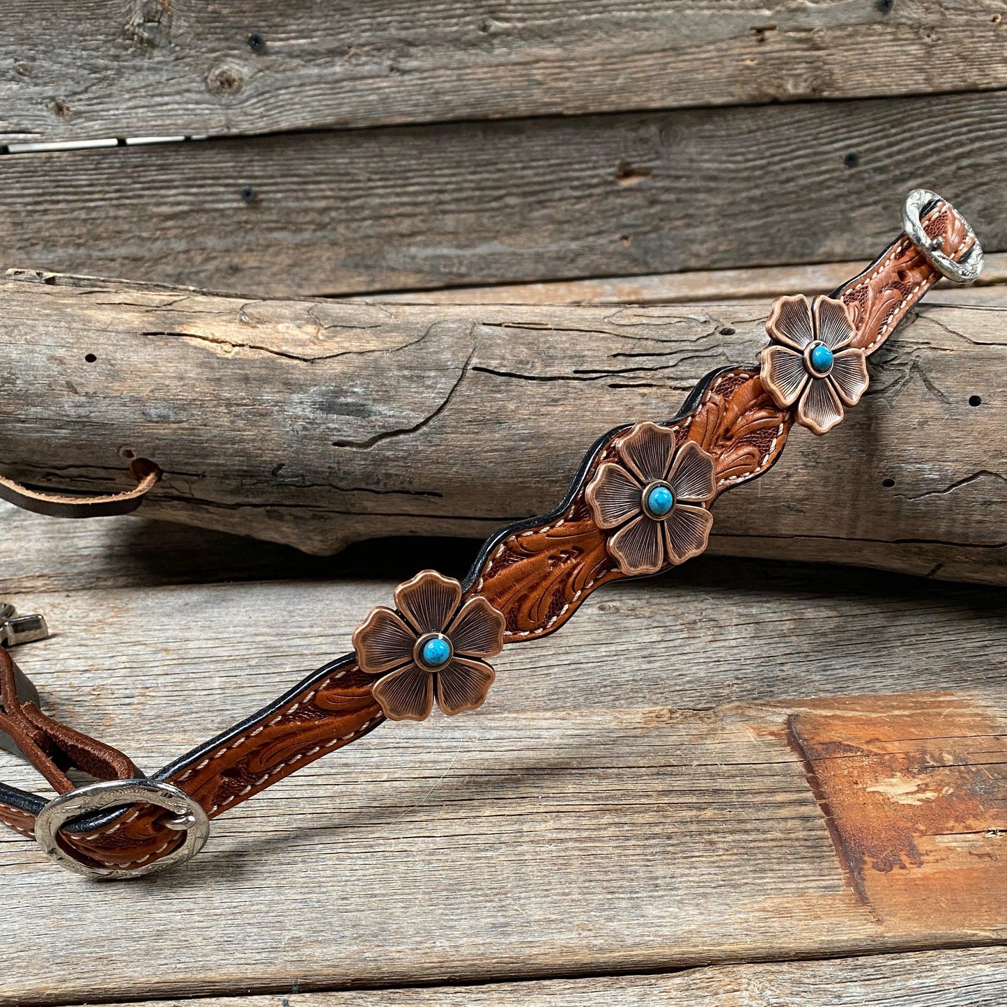 Light Oil Floral Wither Strap #WS1008