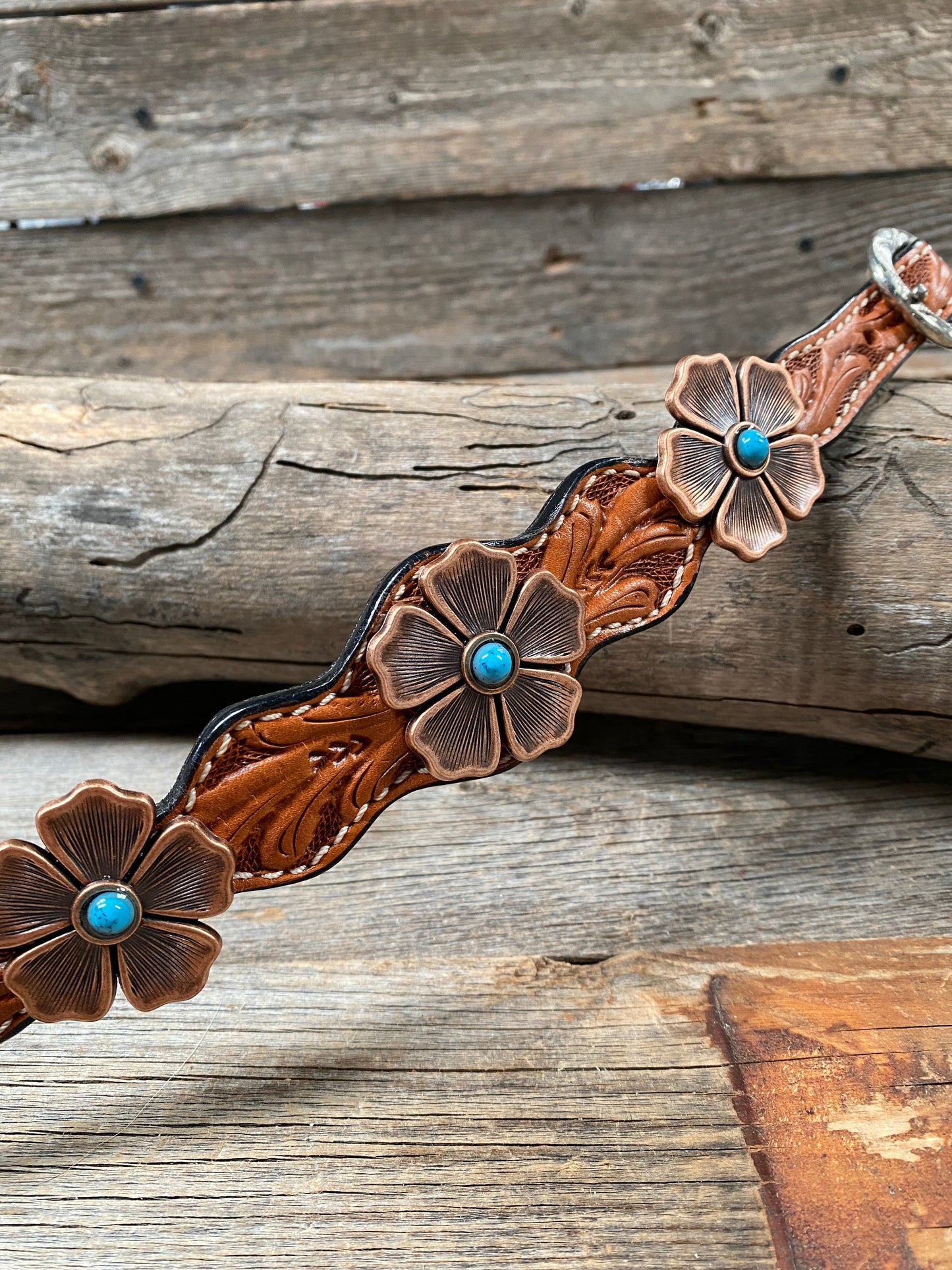 Light Oil Floral Wither Strap #WS1008