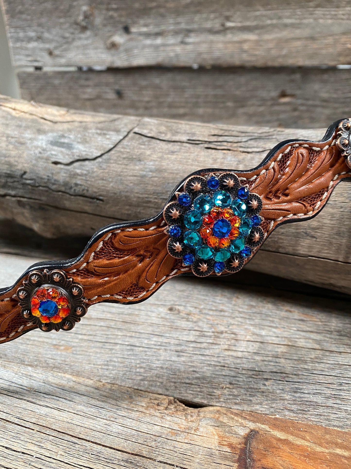 Light Oil Floral Wither Strap #WS111