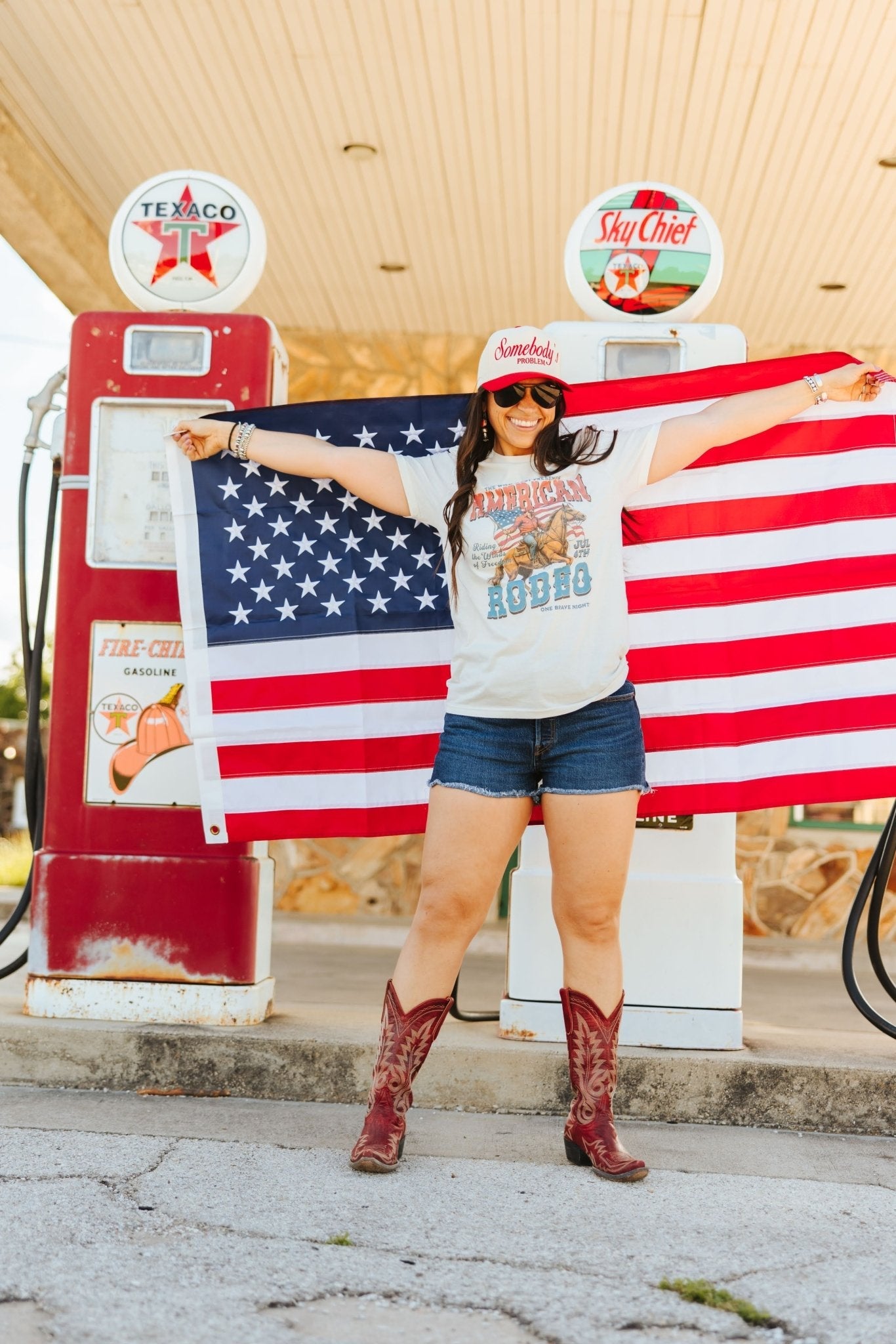American Rodeo 4th July Graphic Tee