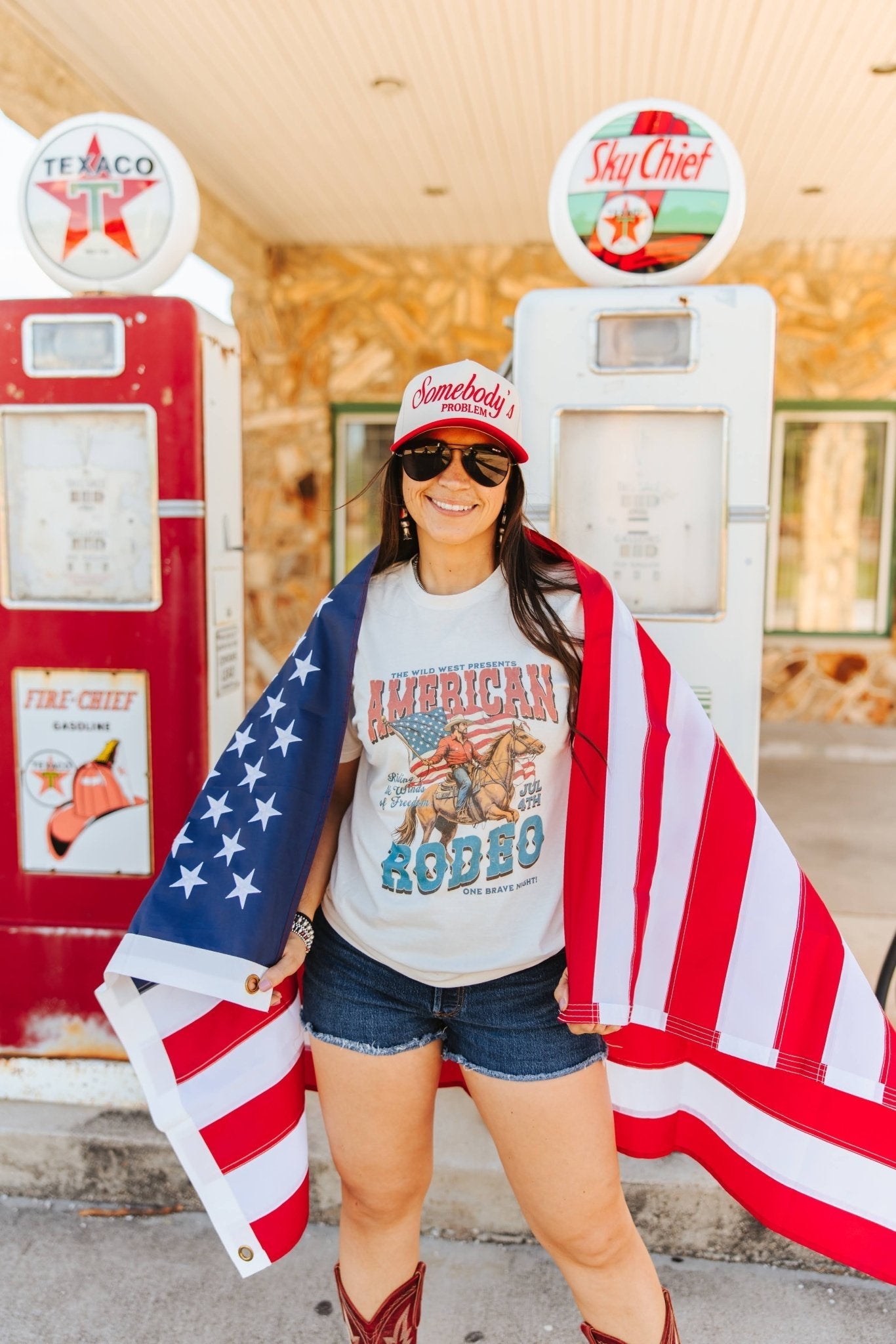 American Rodeo 4th July Graphic Tee
