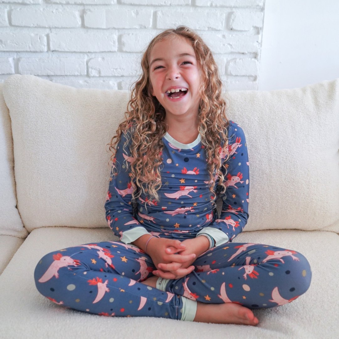 Axolotl Kids Two-Piece Pajamas