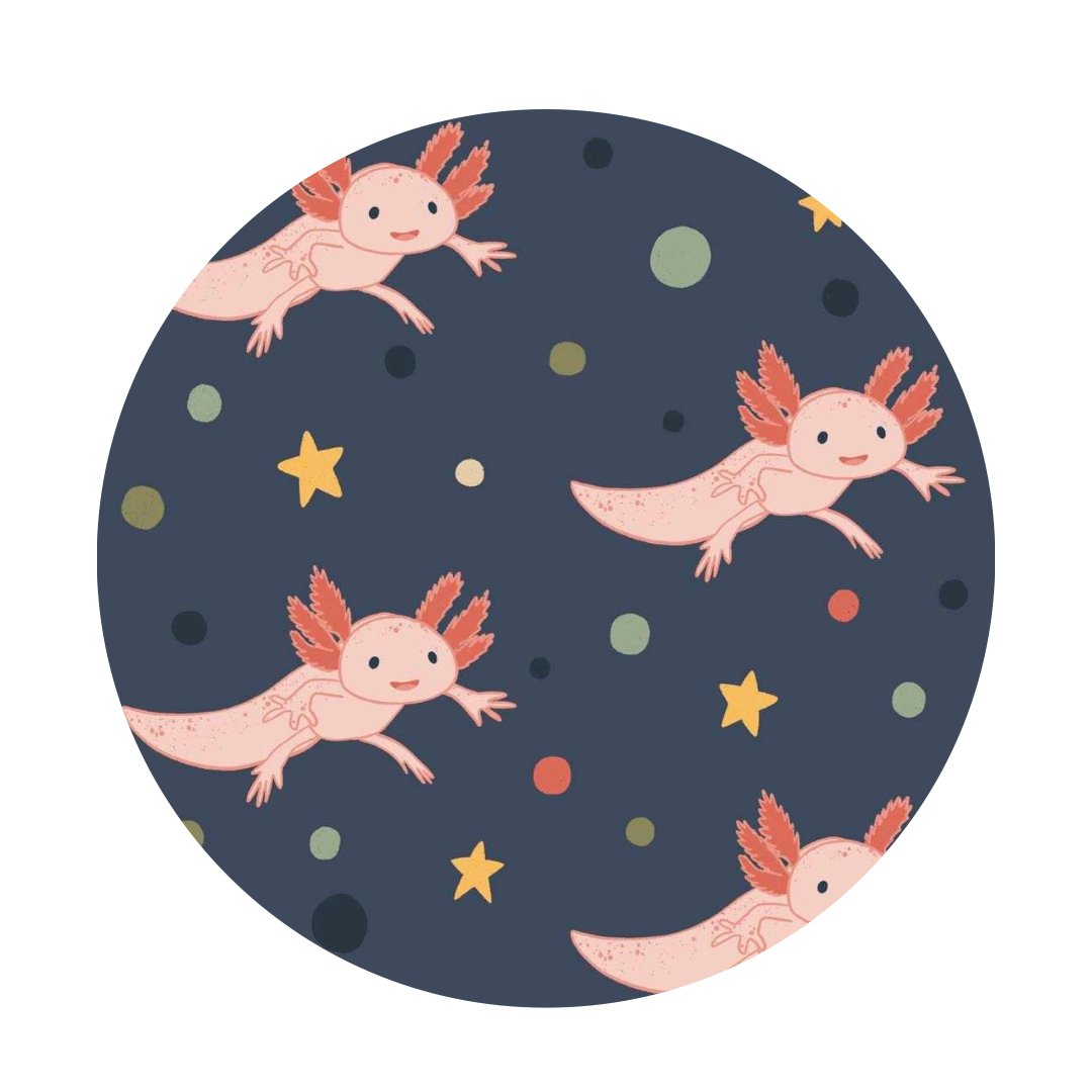 Axolotl Baby Zip Pajamas