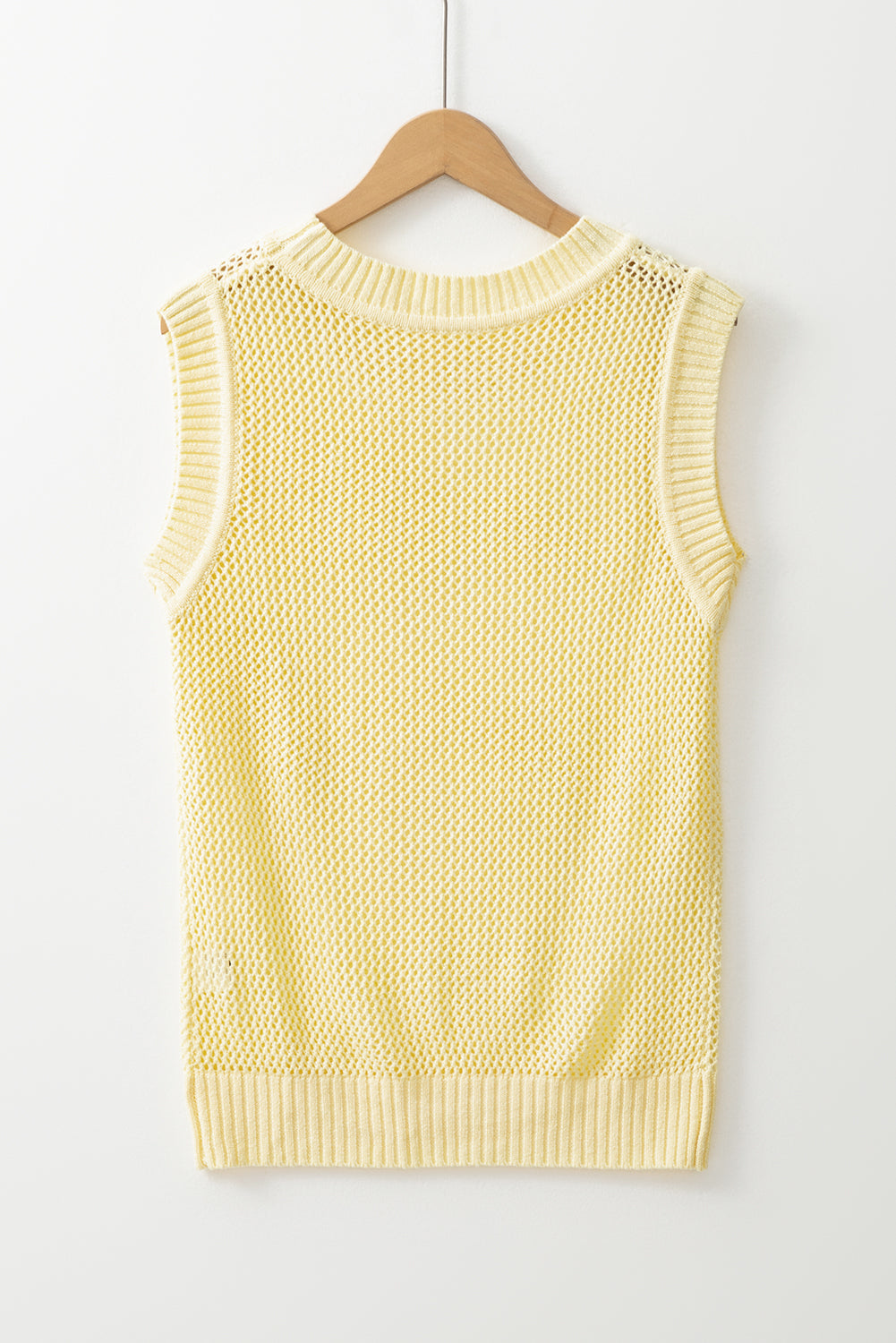 Knit Round Neck Sweater Vest