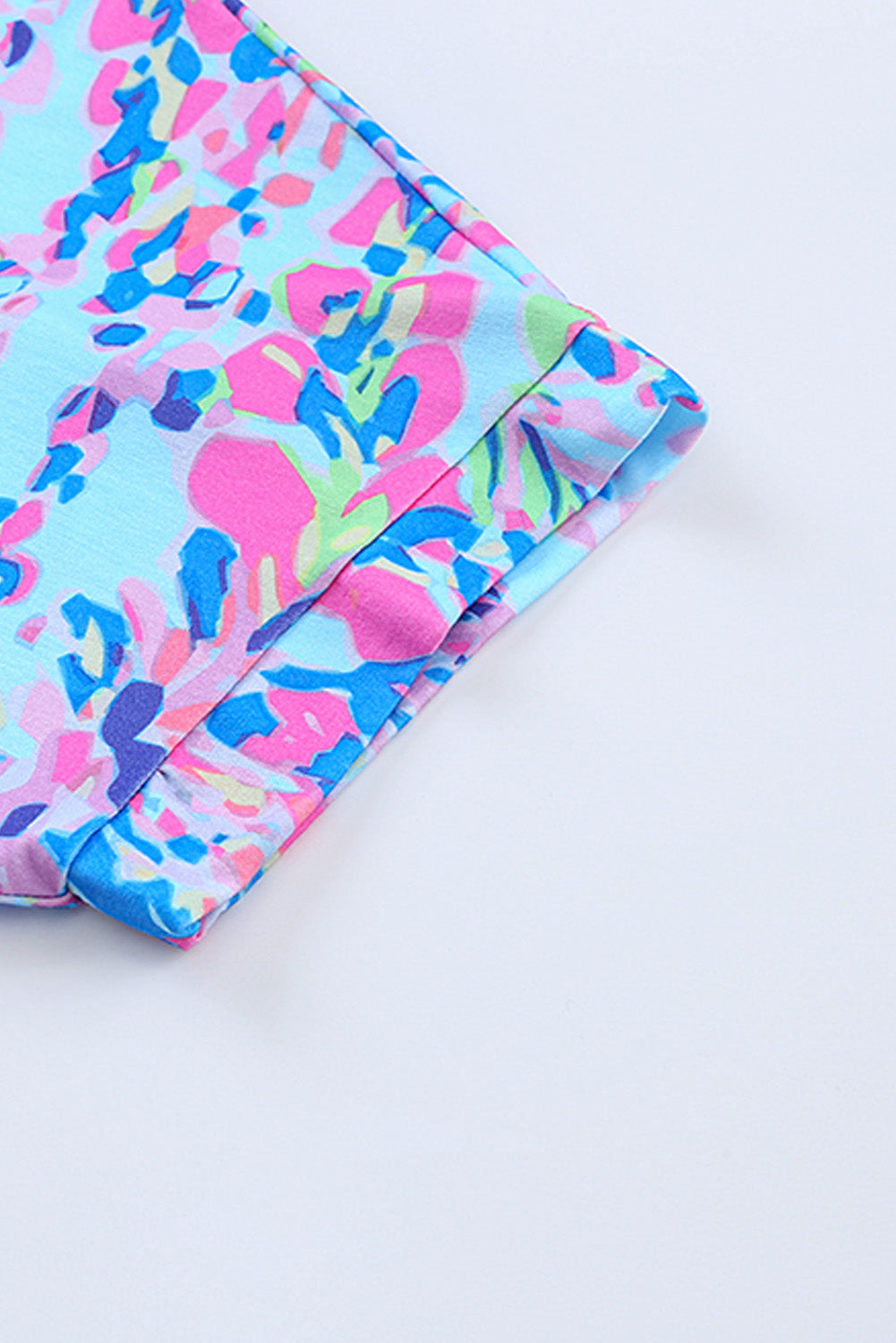 Watercolor Abstract Floral Print Tee