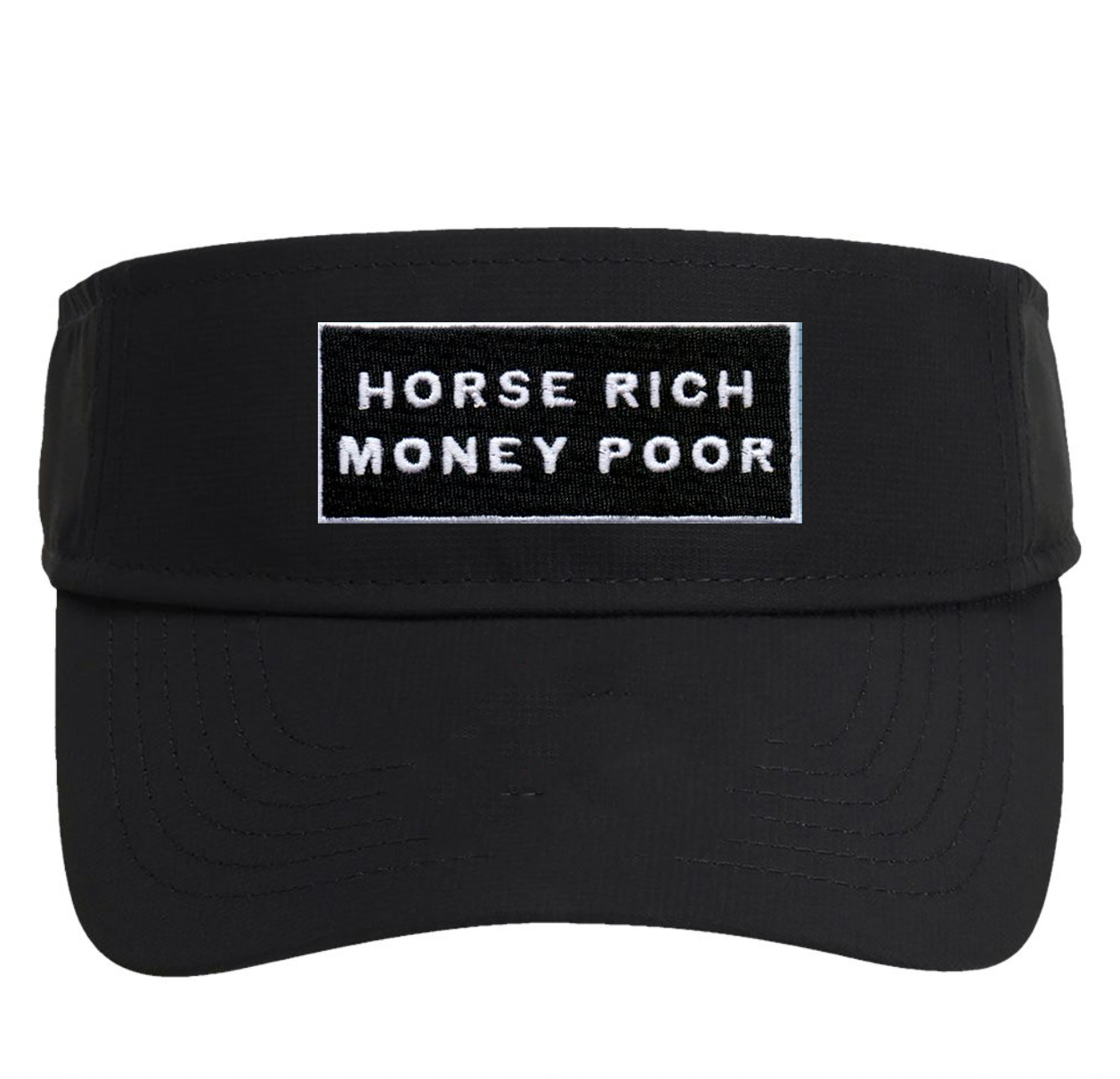 Horse Rich Money Poor Visor