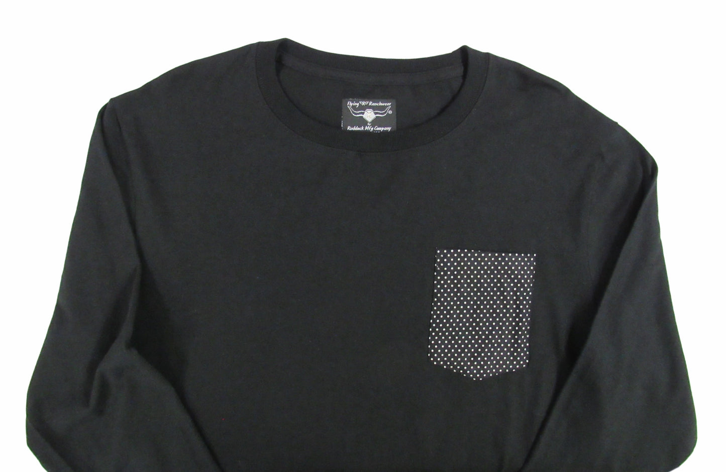 Flying R Ranchwear - Novelty Print - Long Sleeve - Pocket T-shirt - Made in USA