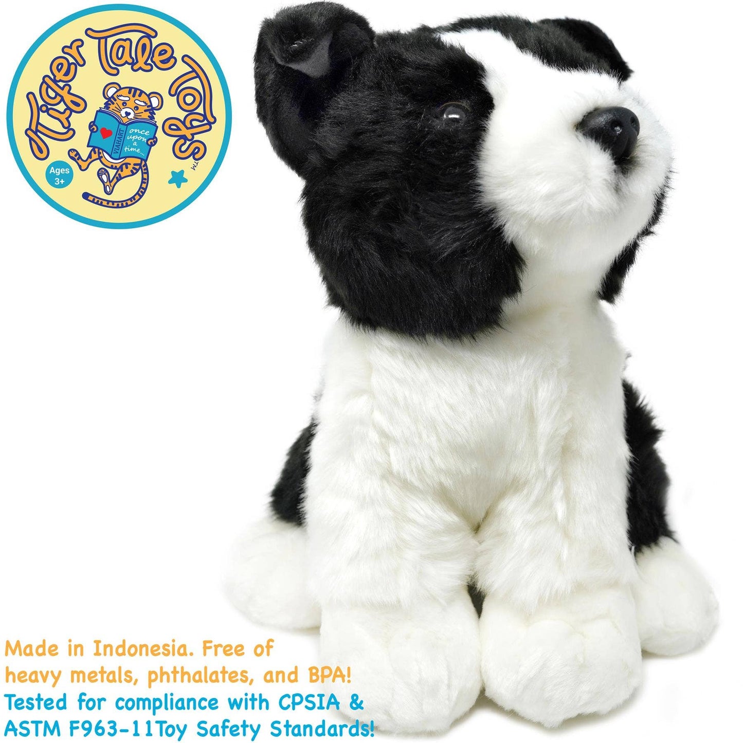 Borna the Ranch-Herding Border Collie 11" Plush — Western Working Dog