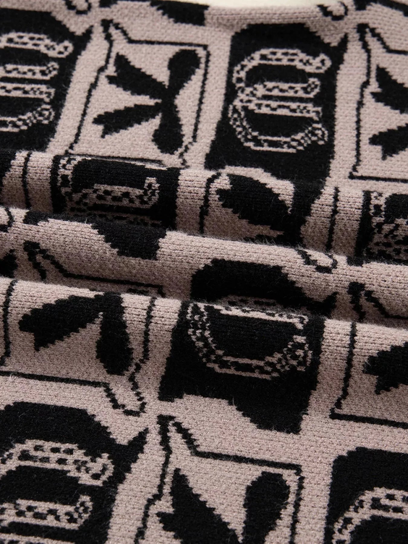 Bows & Horseshoes Pattern Sweater