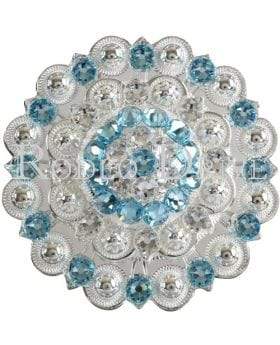 Aqua & Clear Bright Silver Berry Jacket European Crystal