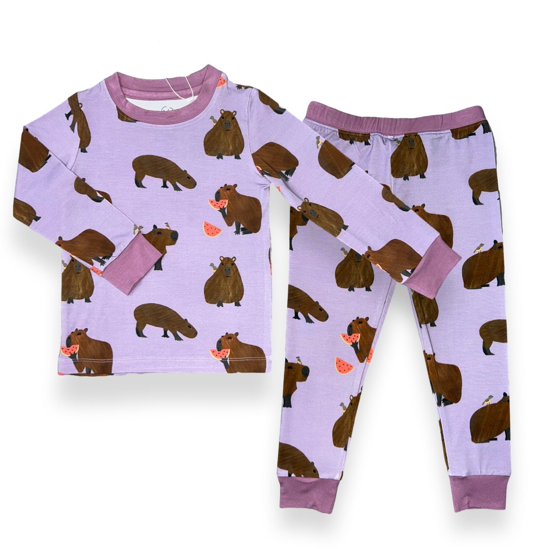 Capybara Kids Two-Piece Pajamas