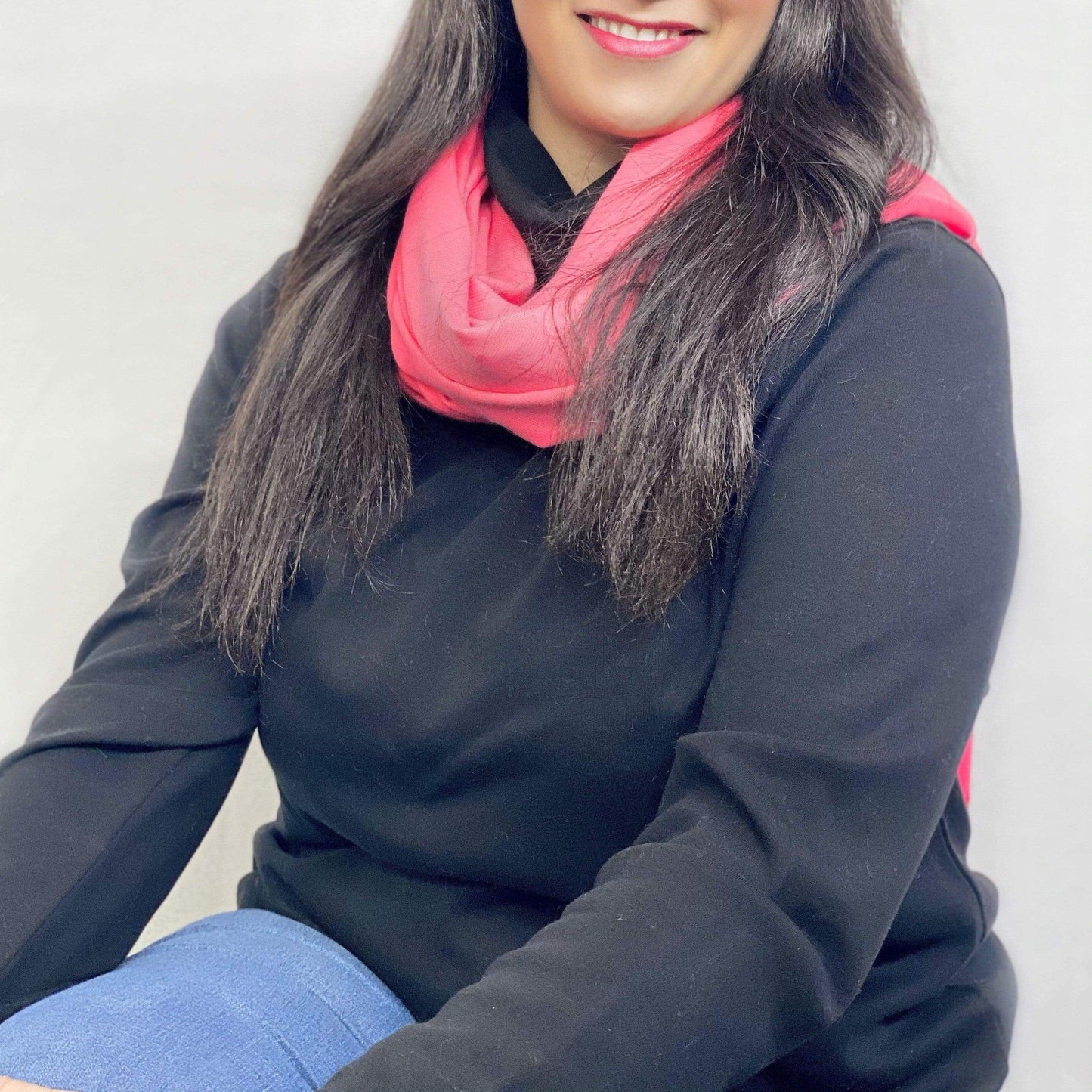 Ultra Soft Pink Cashmere Scarf / Wrap / Shawl / Cover  #CA5