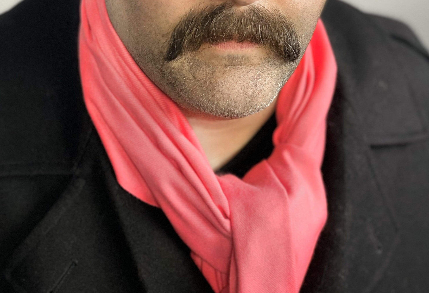 Ultra Soft Pink Cashmere Scarf / Wrap / Shawl / Cover  #CA5